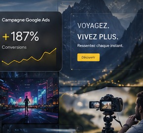 Univers voyage pour campagnes visuelles